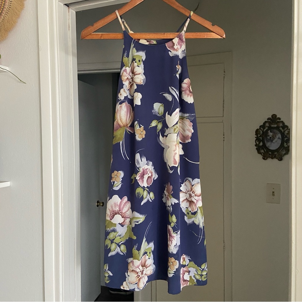 Vintage Floral Mini Dress